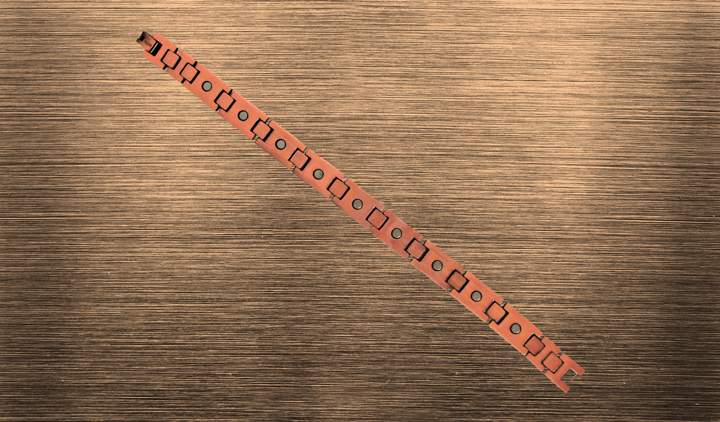 Unisex Copper Carbon Black Bracelet - THE NOIRIFY