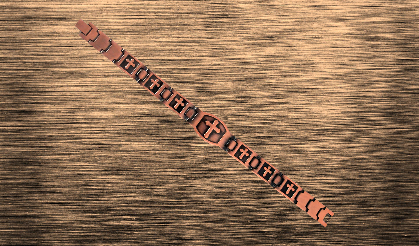 Unisex Copper Cross Bracelet - THE DEVOTION